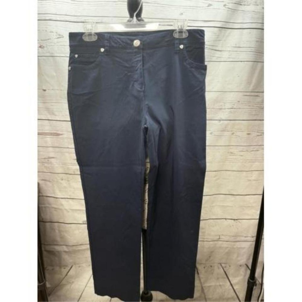 Zac & Rachel size 10 blue cropped pants -‎ 2174
